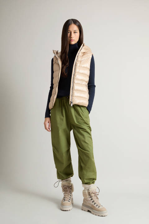 Aliquippa Padded Vest Khaki | Woolrich