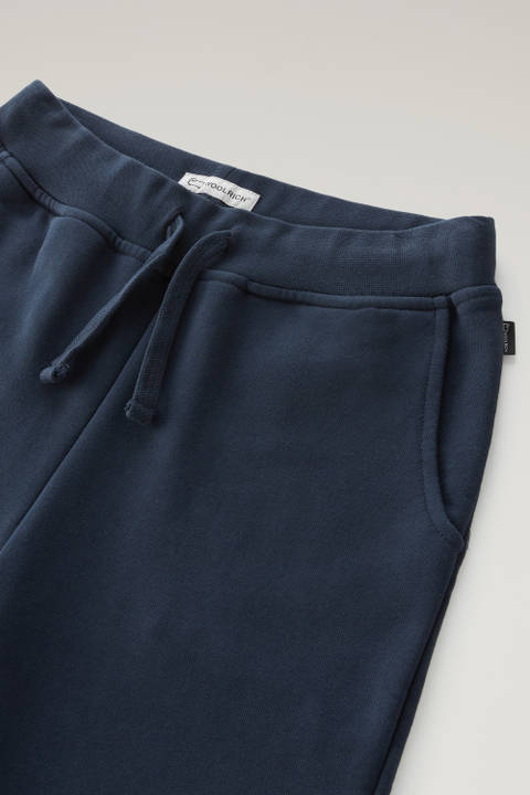 Boys' Fleece Sweatpants Blue photo 2 | Woolrich