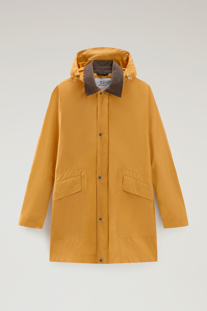Waxed Jacket with Detachable Hood Yellow photo 5 | Woolrich