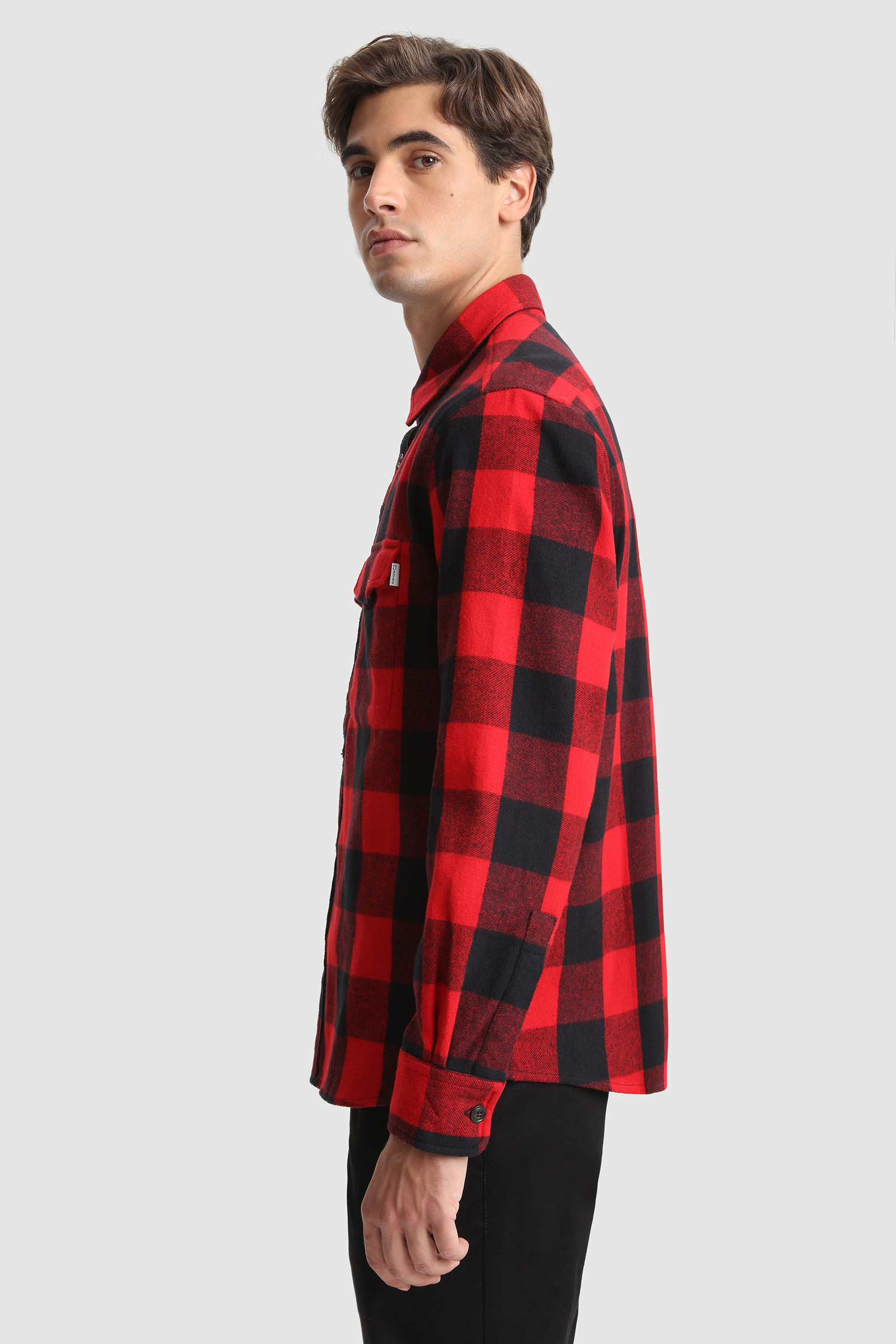 Chemise Oxbow avec motif d'archive Buffalo Check rouge photo 3 | Woolrich