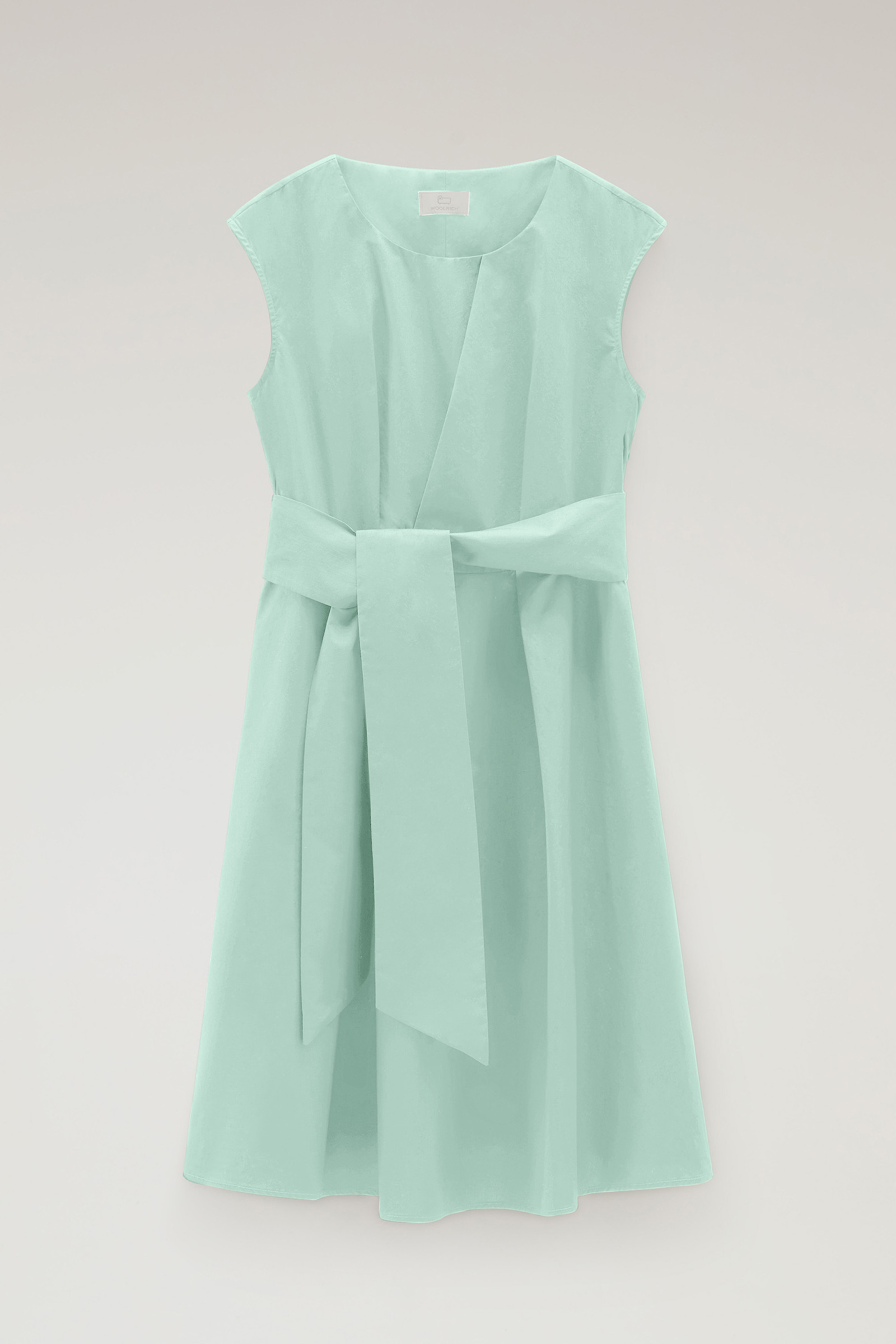 Midikleid aus reiner Baumwollpopeline grün photo 5 | Woolrich
