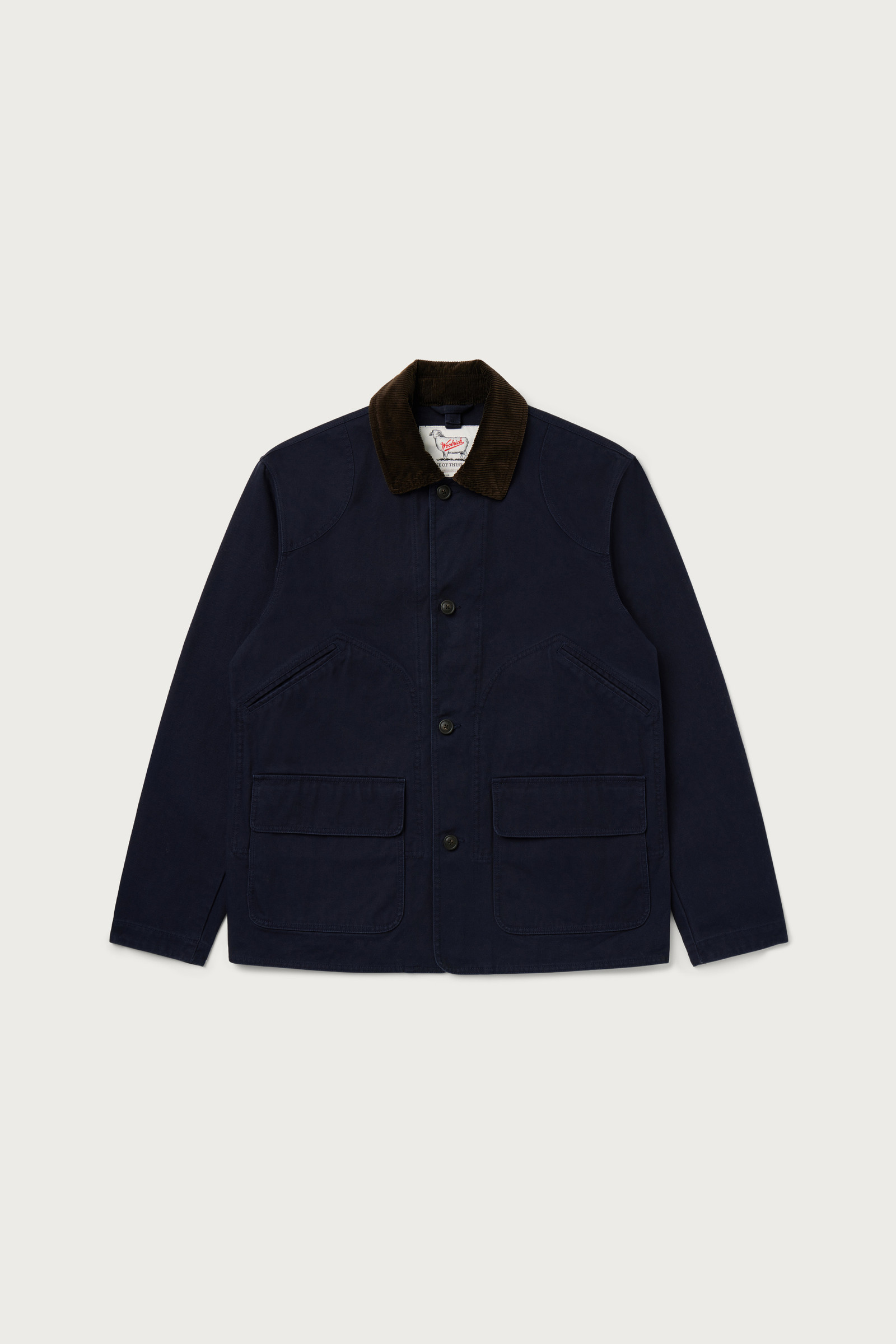 3-in-1 Jacket in Pure Cotton - One Of These Days / Woolrich Blue photo 8 | Woolrich