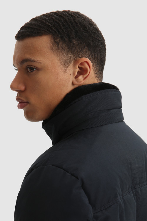 Veste rembourrée Blizzard Field avec fermeture dissimulée bleu photo 2 | Woolrich