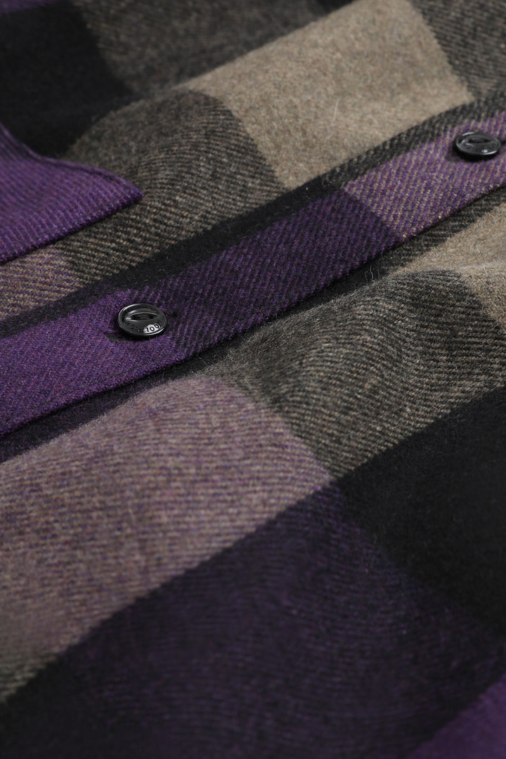 Boyfriend Overshirt - Made in Usa Violet photo 10 | Woolrich
