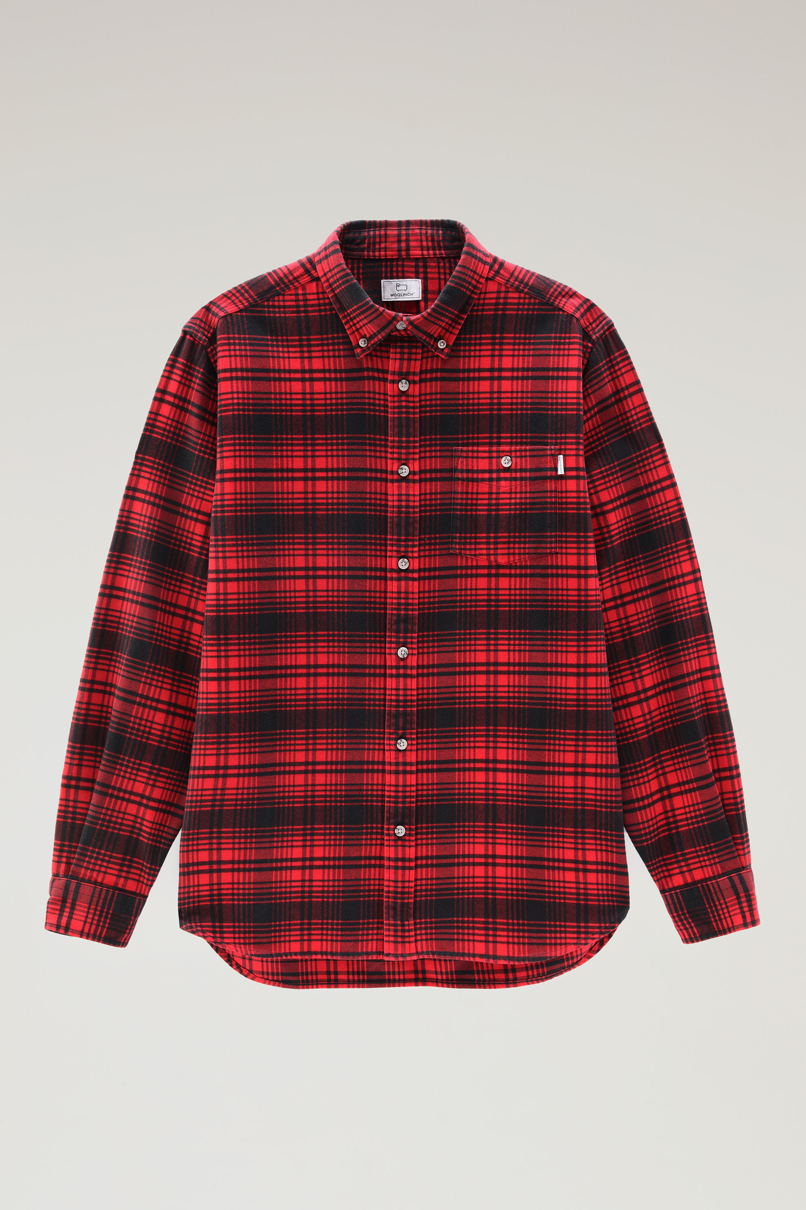 Traditional Flannel Check Shirt Red | Woolrich USA