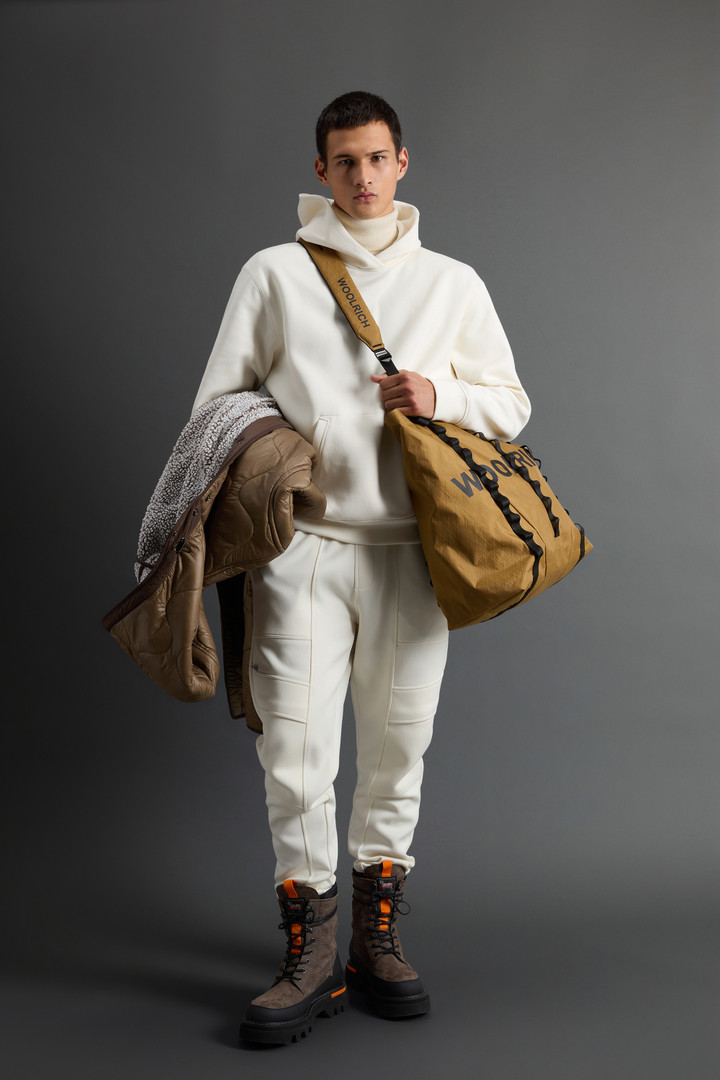 Wool-Blend Hoodie with Pouch Pocket by Todd Snyder Beige photo 2 | Woolrich