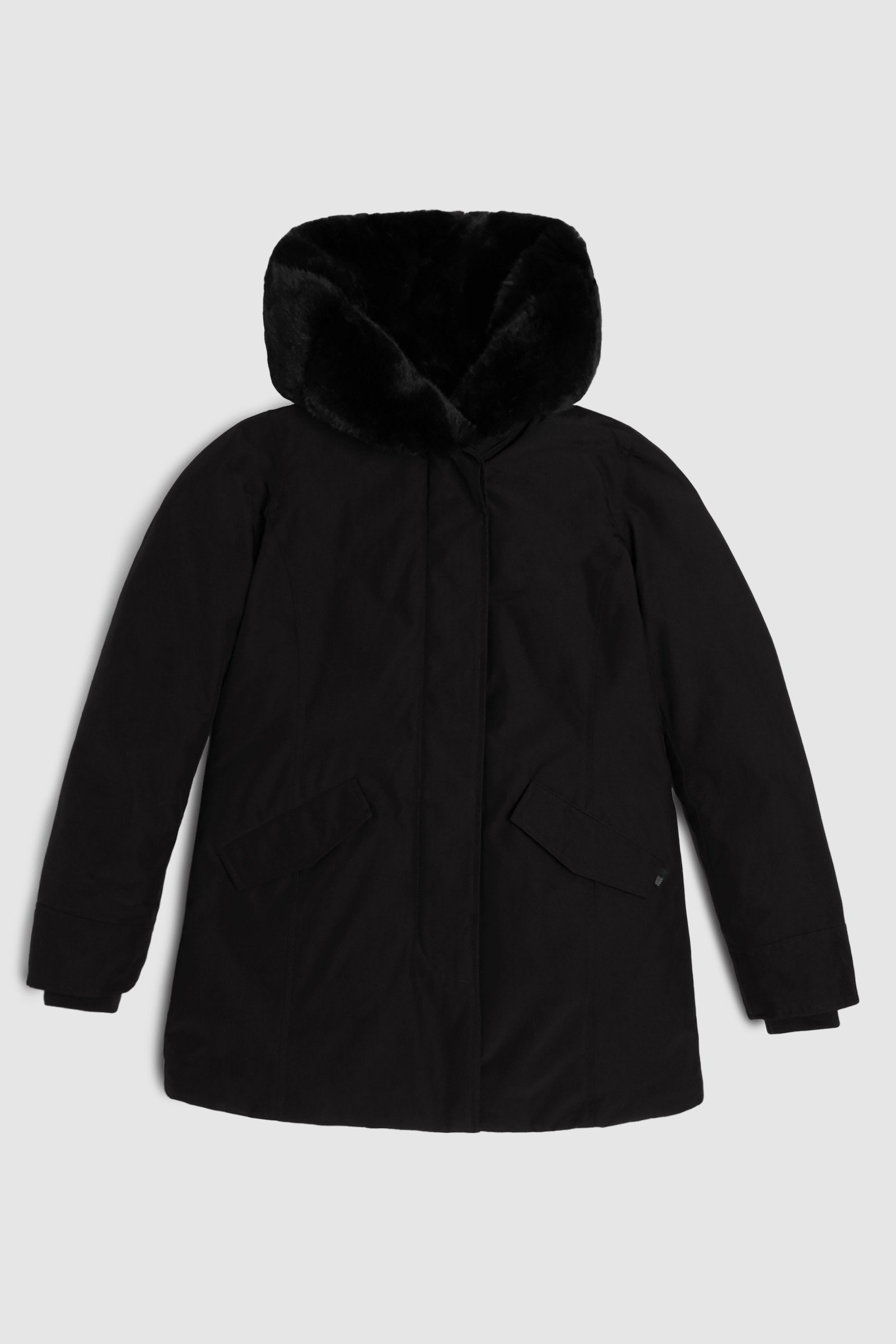 Beaker Parka with Faux Fur Black photo 6 | Woolrich