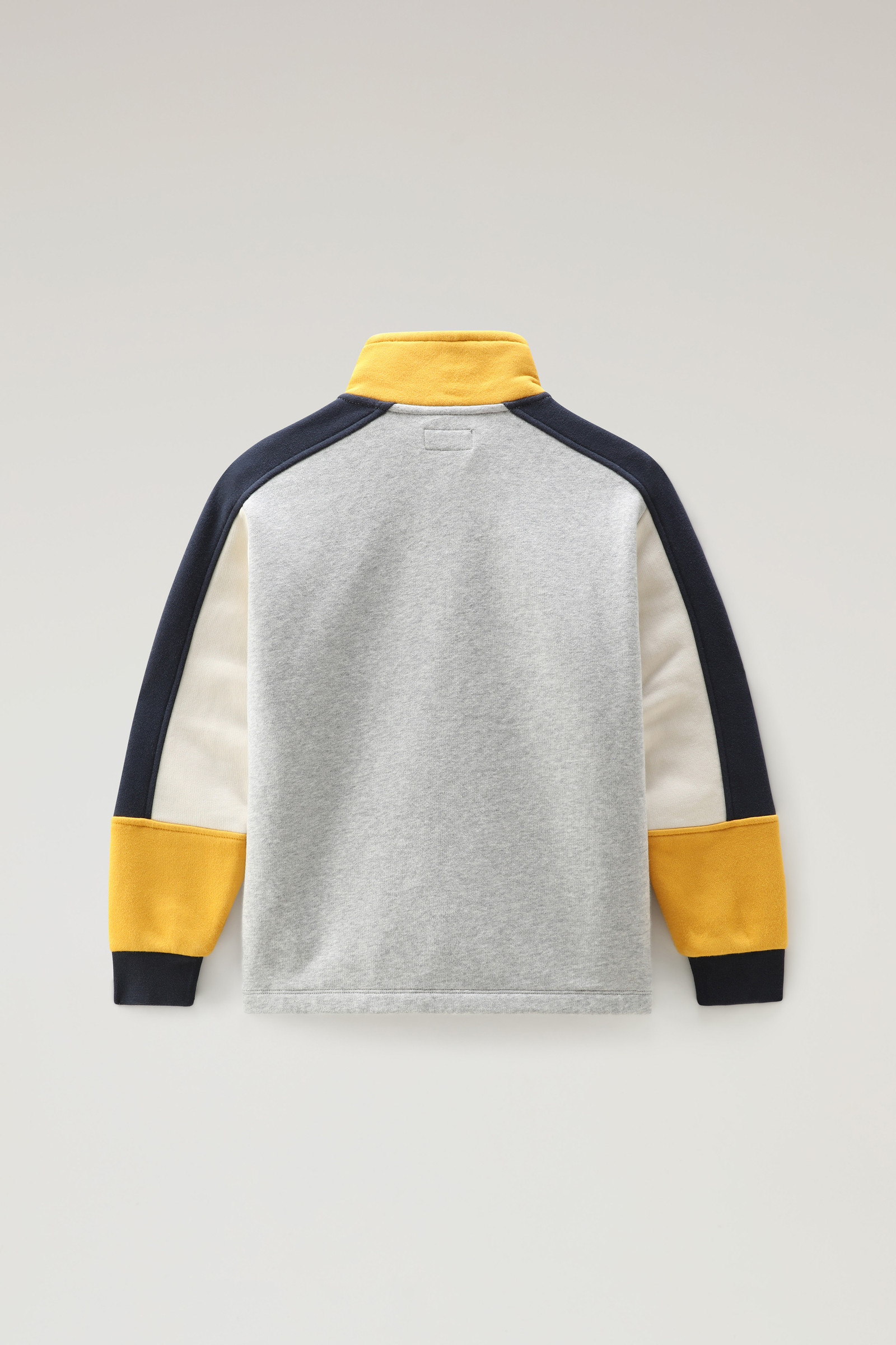 Color-Block Sweatshirt für Jungen aus Baumwolle gelb photo 5 | Woolrich