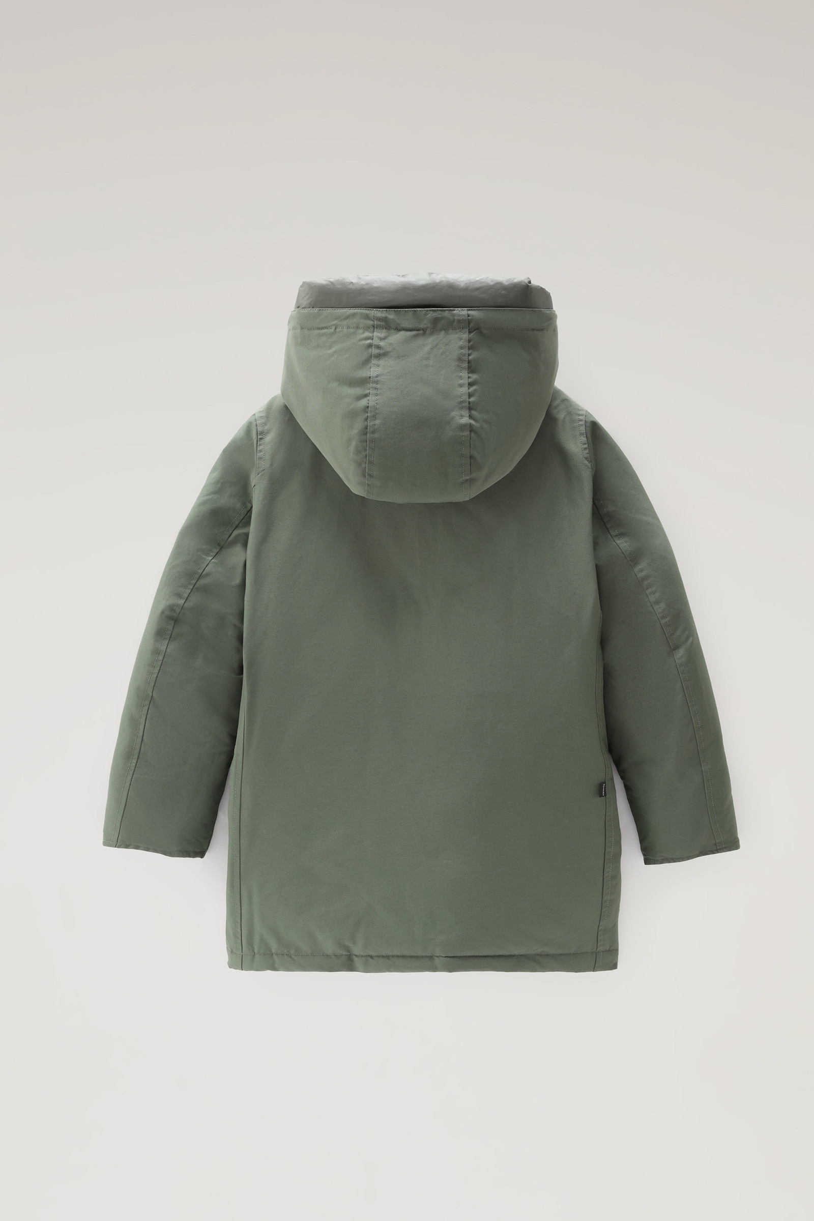 Boys' Arctic Parka in Ramar with Protective Hood Green photo 2 | Woolrich