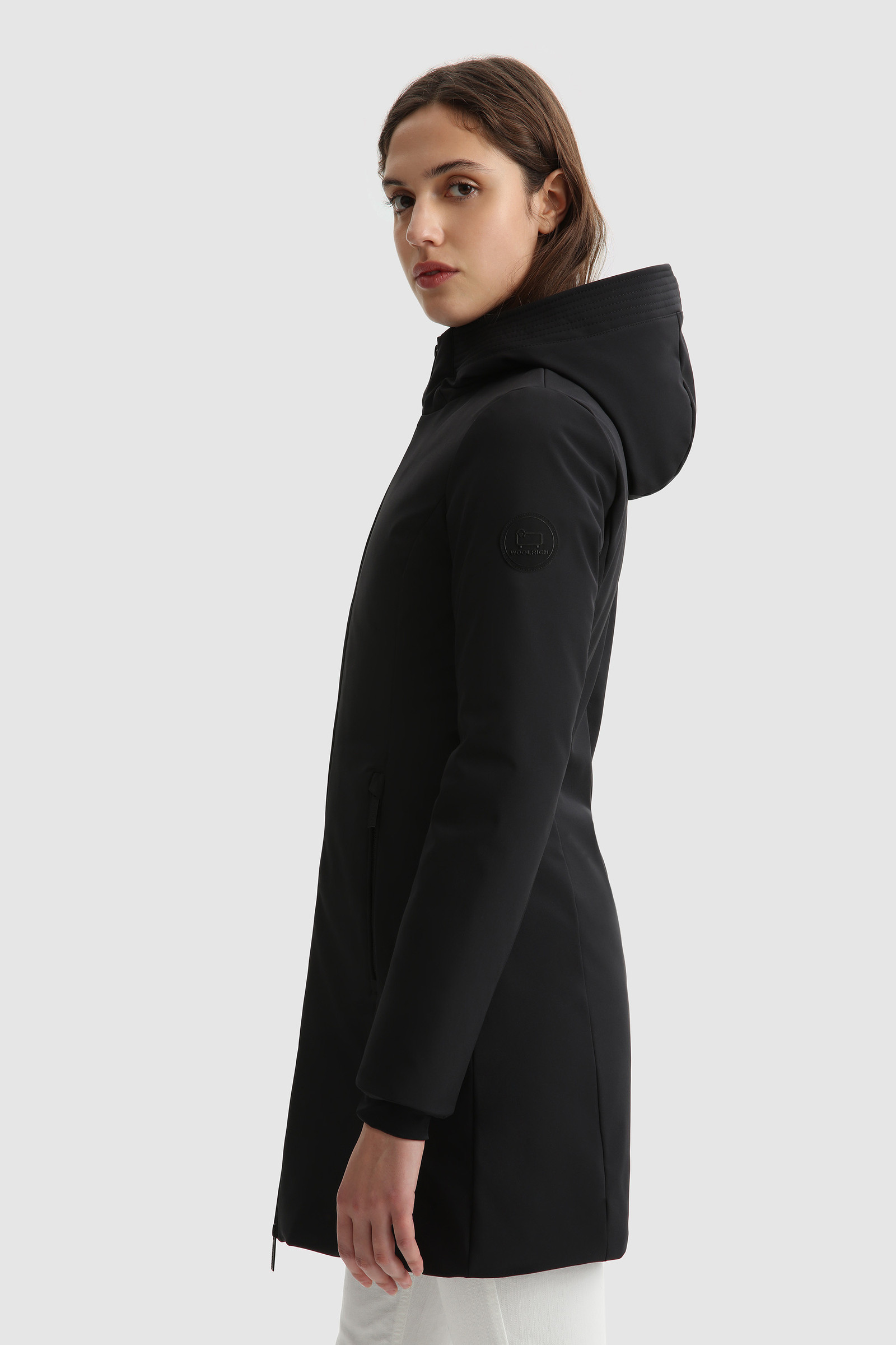 Firth Parka en Softshell Noir photo 3 | Woolrich