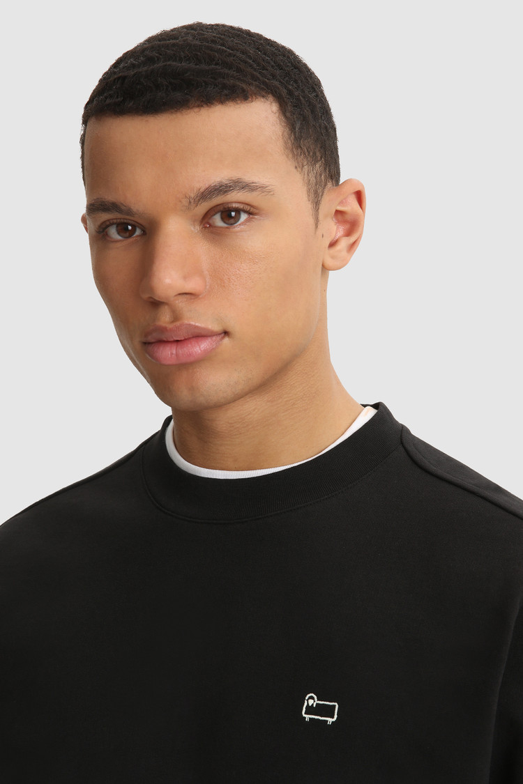 American brushed cotton crewneck sweatshirt