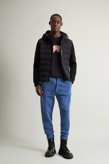 Bering Hybridjacke aus Stretchnylon mit mattem Finish Schwarz | Woolrich
