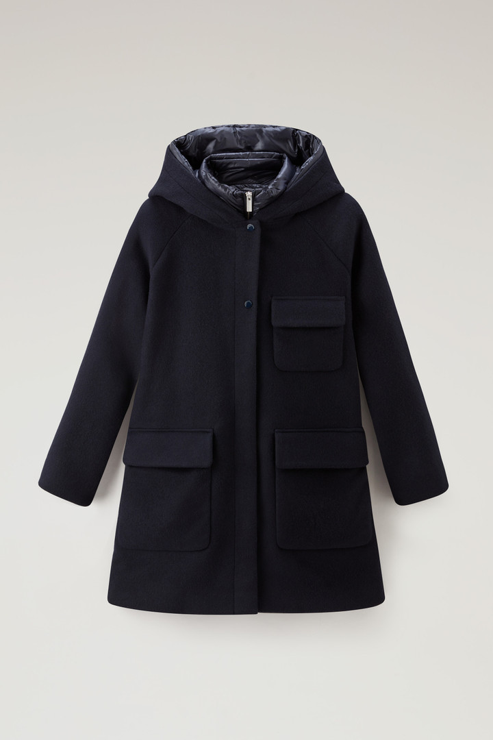 Parka wool coat hotsell