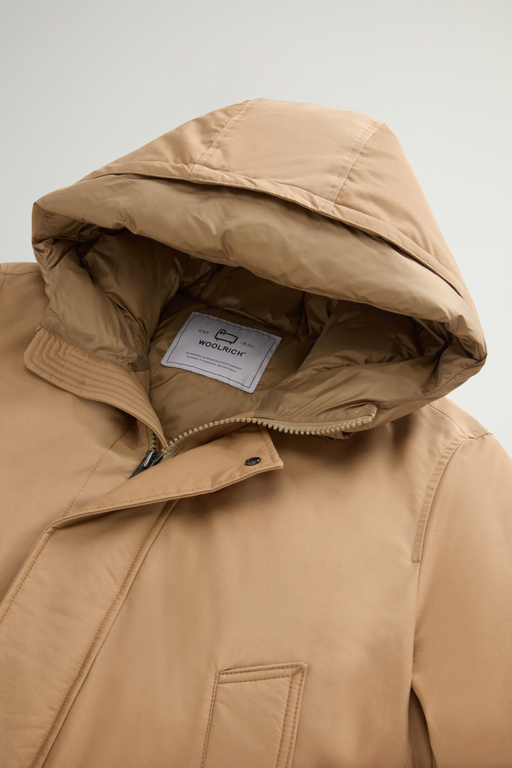 Polar Parka in Ramar Cloth with High Collar Beige photo 6 | Woolrich