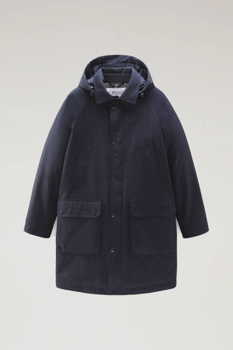 Authentic Coat with Raglan Sleeves Blue | Woolrich