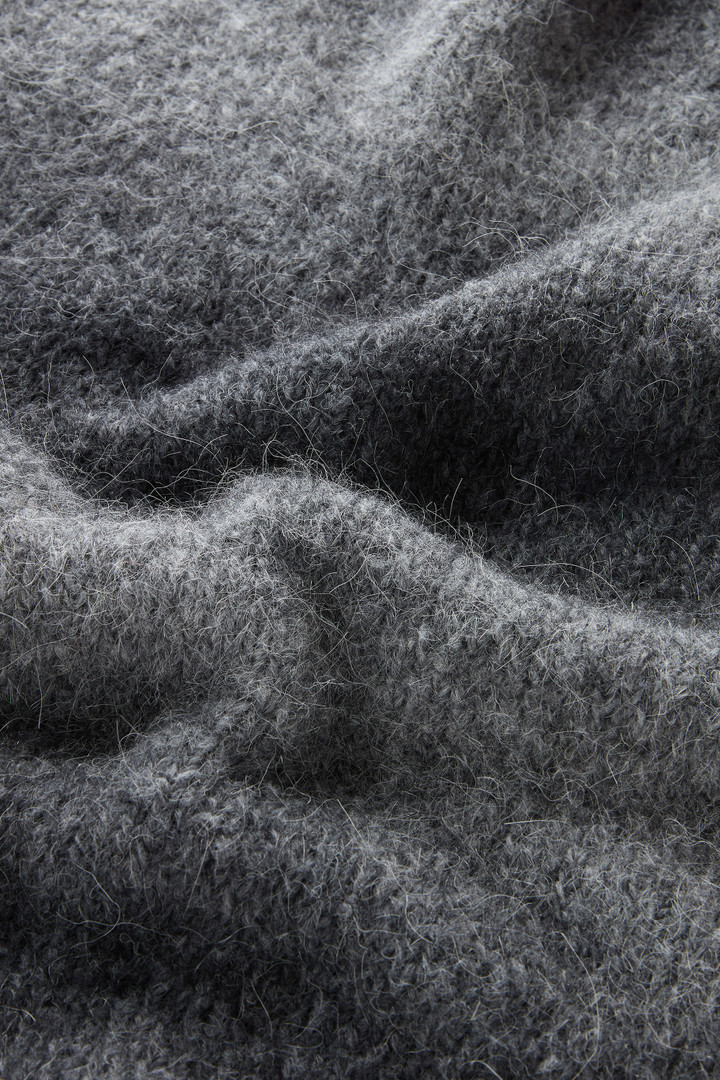 Turtleneck Sweater in Alpaca Blend with Dégradé Effect Gray photo 4 | Woolrich