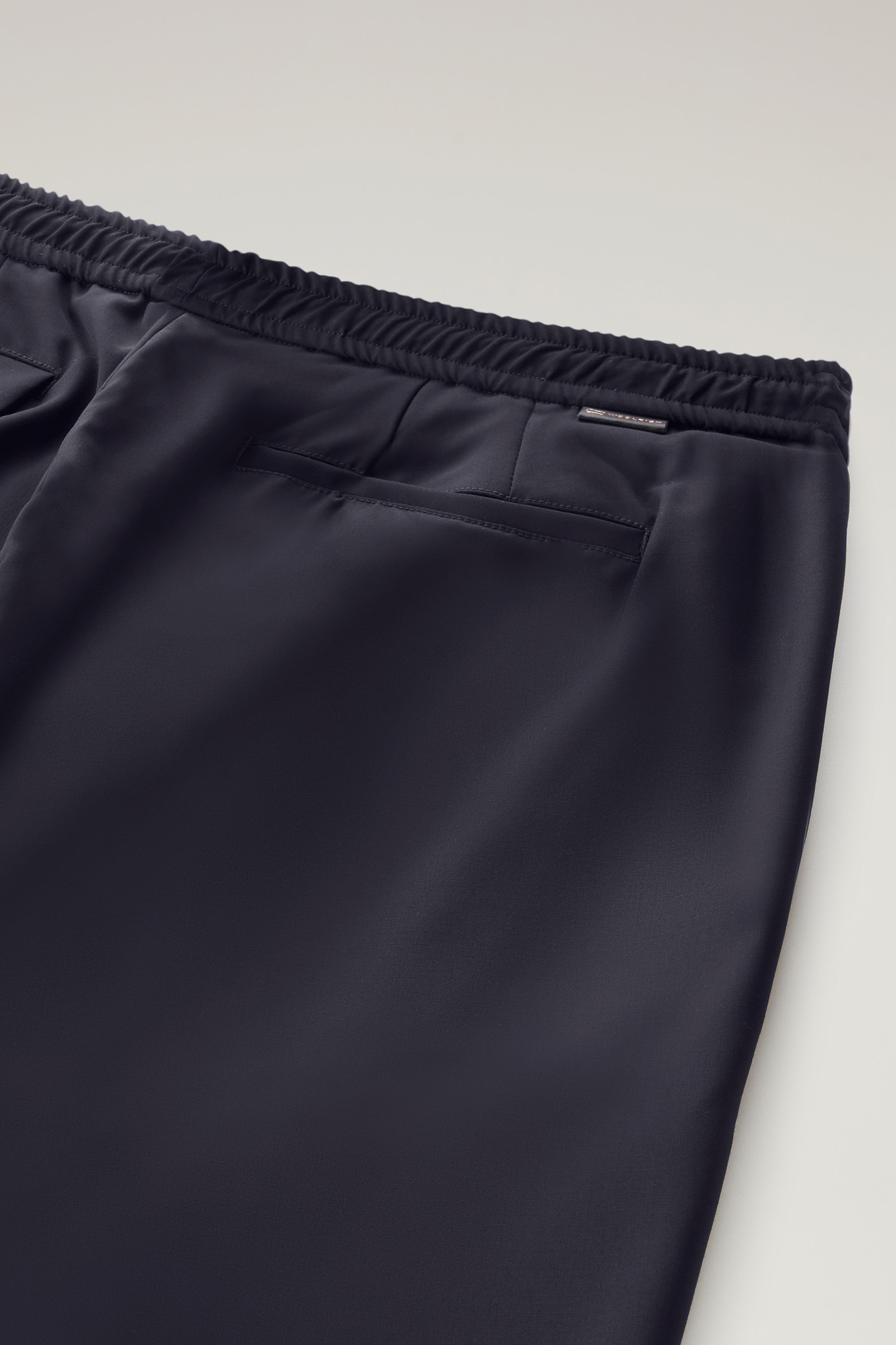 Pantalon Chino en laine vierge italienne douce bleu photo 6 | Woolrich