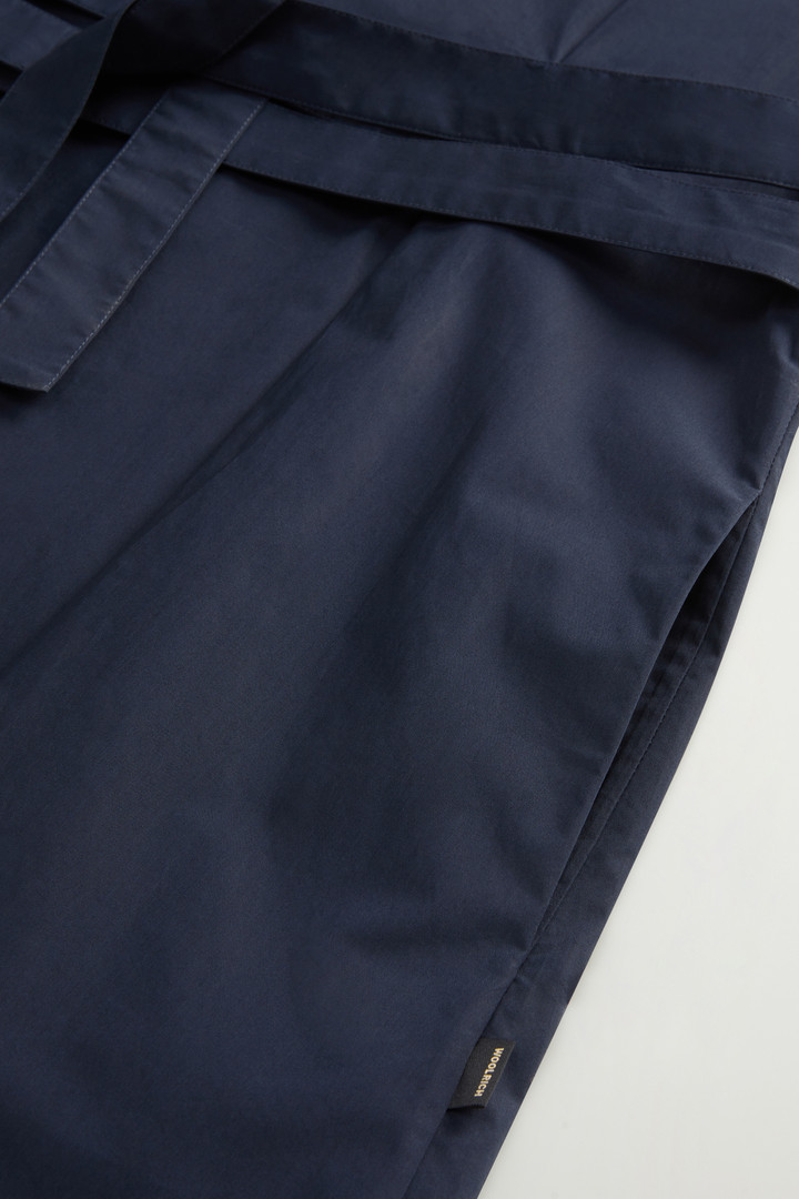 POPLIN BELTED DRESS Blue photo 8 | Woolrich