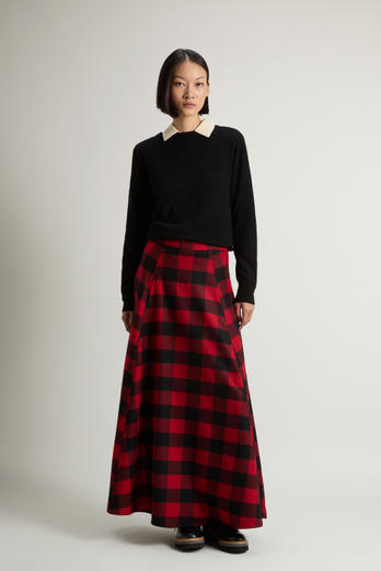 Skirt in Italian Wool Blend Red | Woolrich