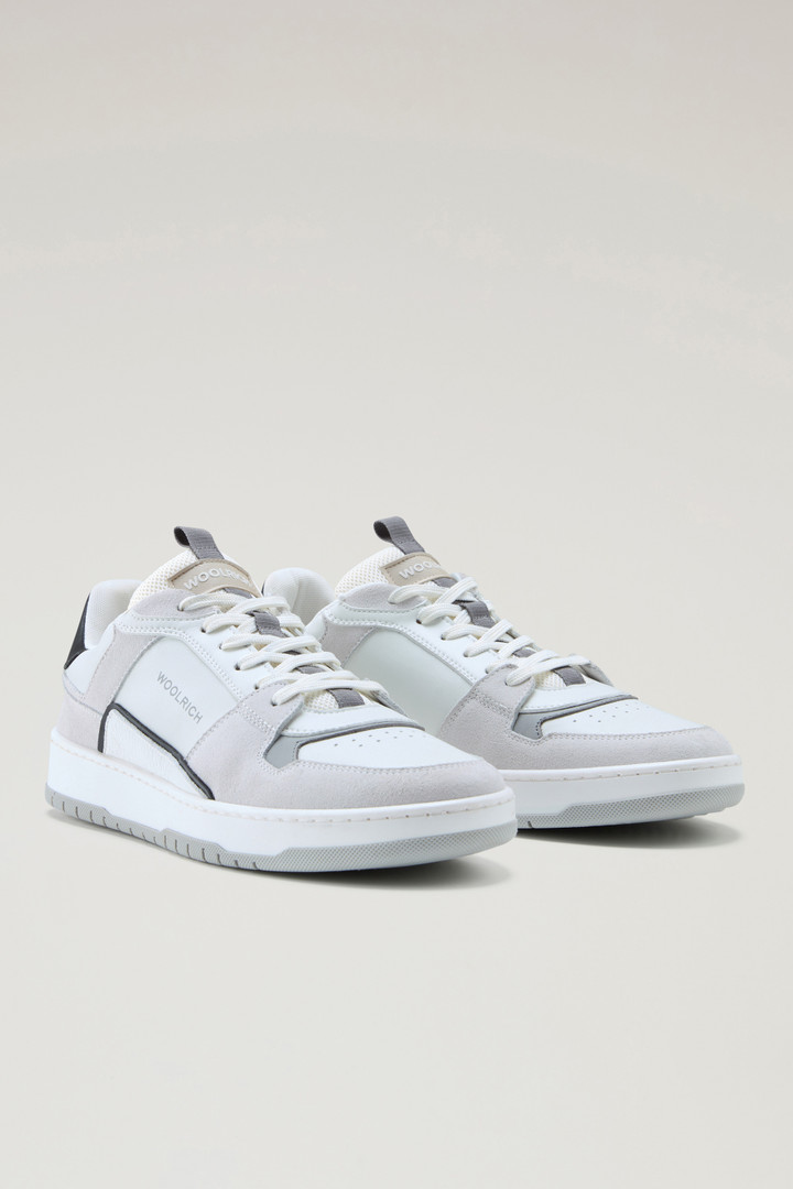 Sneakers Classic Basket in pelle scamosciata Bianco photo 2 | Woolrich