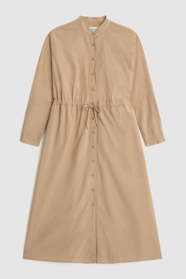 Long-sleeve Popeline dress