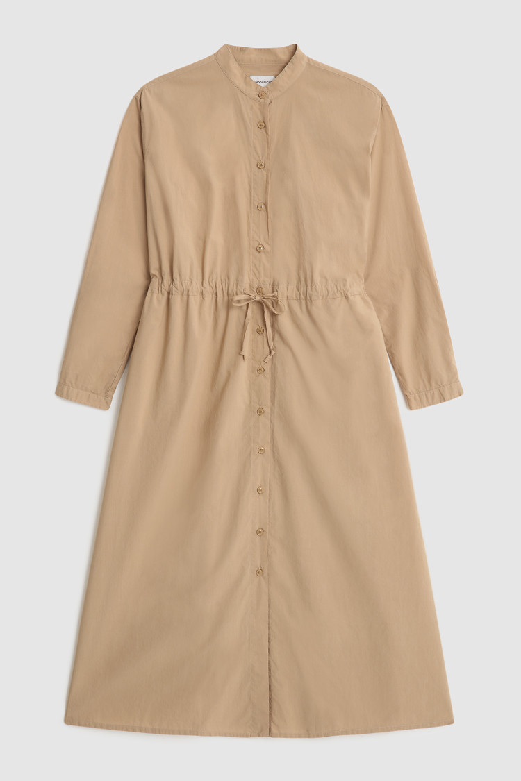 Long-sleeve Popeline dress