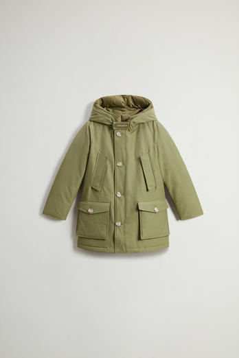Arctic Parka pour garçon en Ramar Cloth Vert | Woolrich