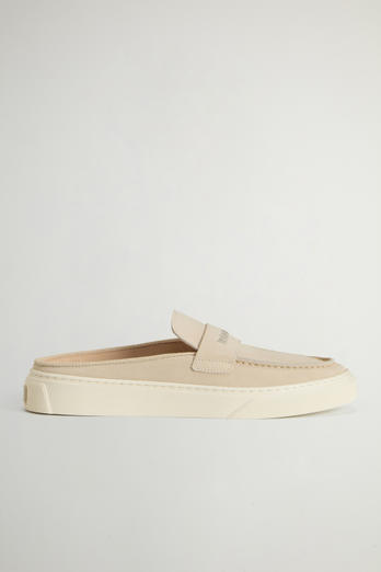 Suede Mules Beige | Woolrich