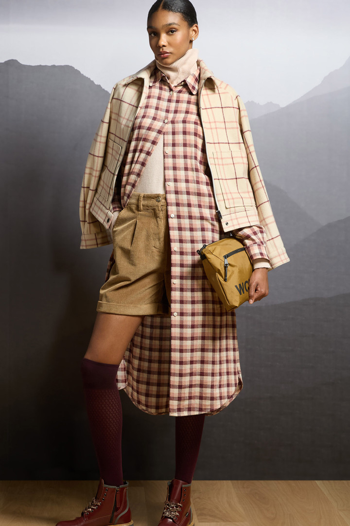 Dress in Italian Brushed Fabric Pink photo 8 | Woolrich