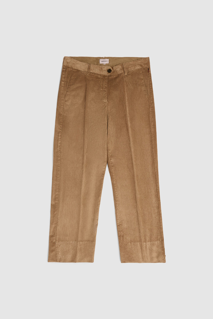 Light velvet pants