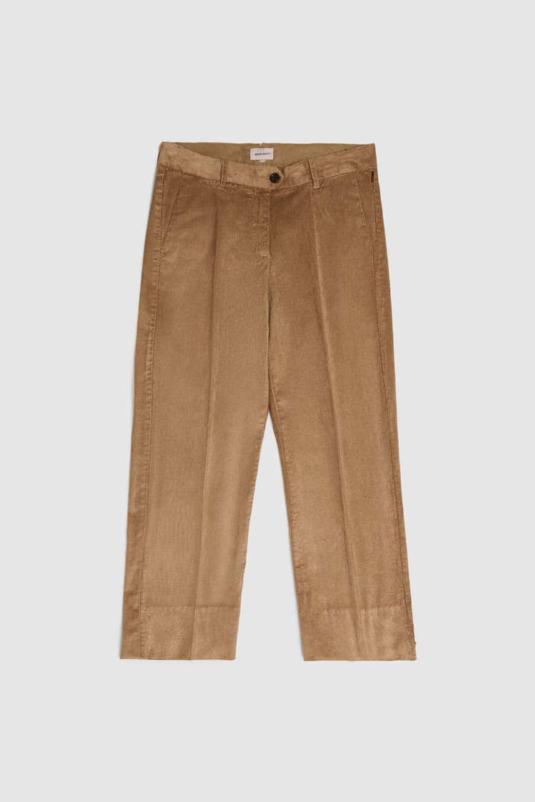 Light velvet pants
