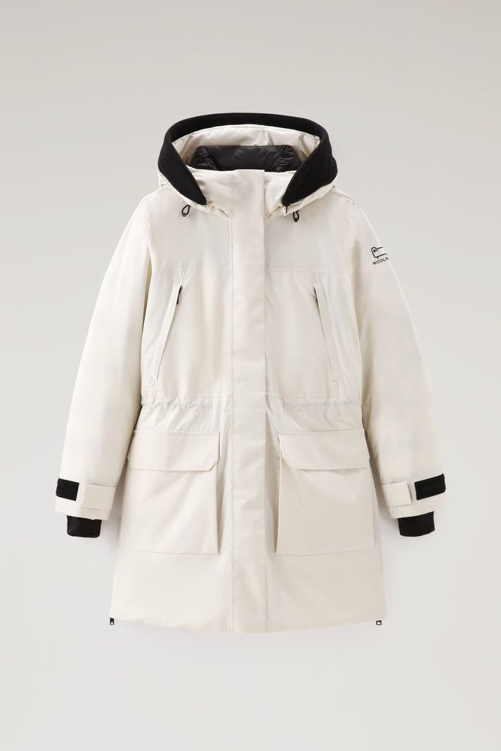 Harveys Waterproof Parka in Pertex Revolve White photo 1 | Woolrich