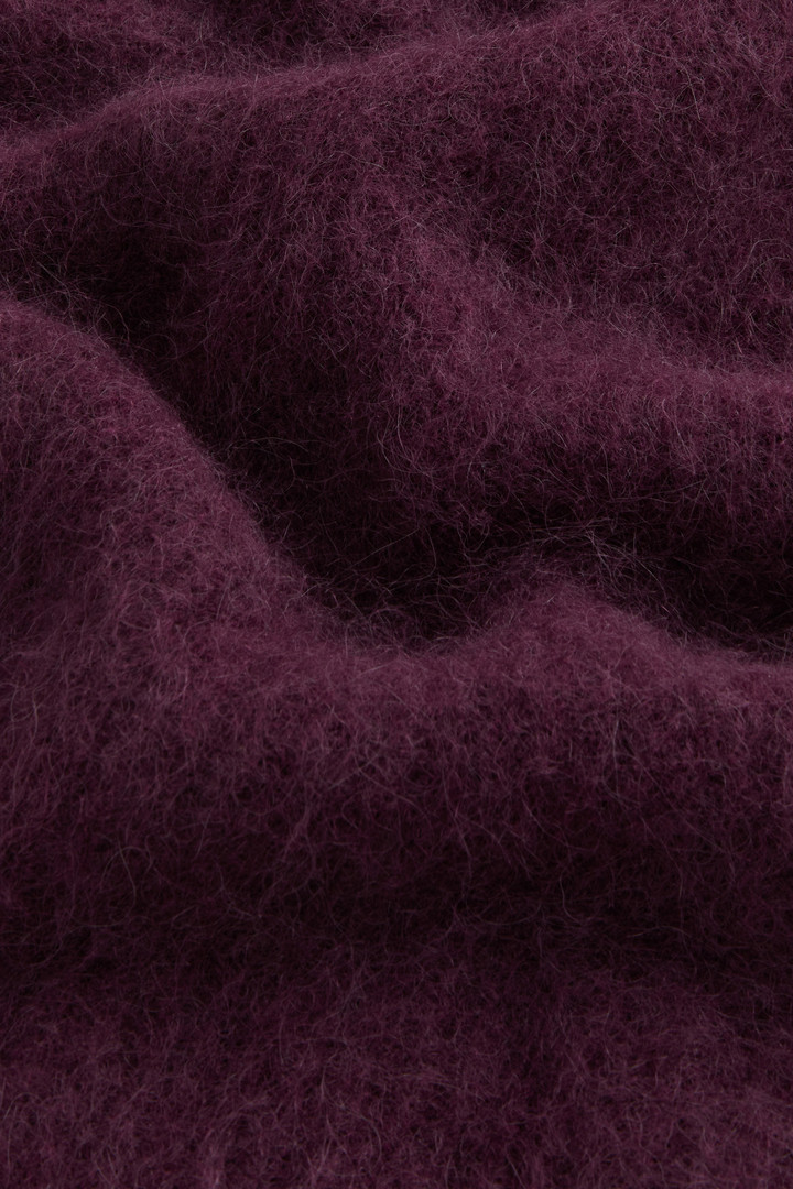 Stückgefärbter Pullover mit Rundhalsausschnitt aus Alpaka-Wollmischung Rot photo 6 | Woolrich