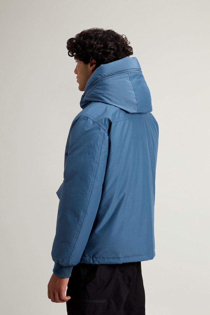 Bomberjacke aus Ramar Cloth mit abnehmbarer Kapuze Blau photo 3 | Woolrich