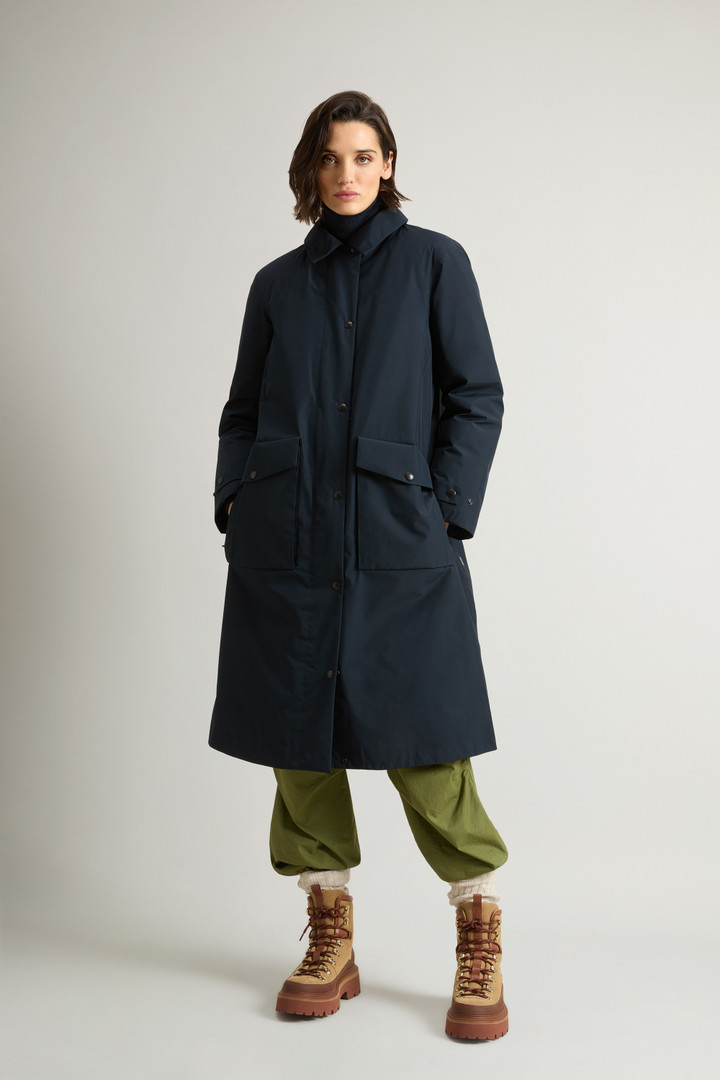 Coat in WINDSTOPPER GORE-TEX Blue photo 2 | Woolrich