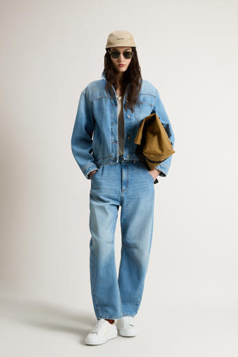 Surchemise en denim de pur coton Bleu | Woolrich