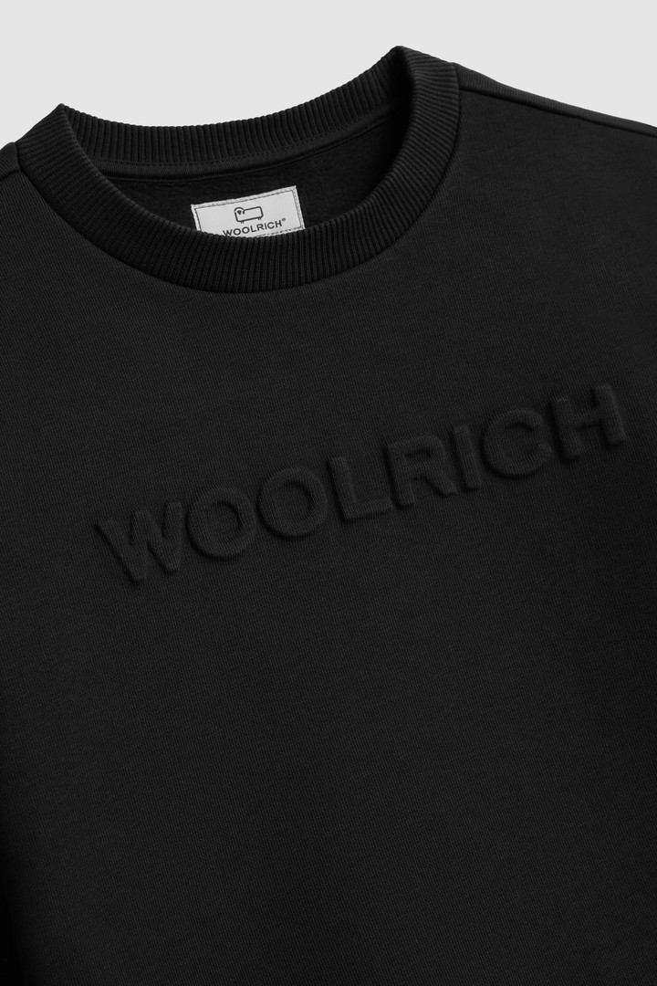 Sweatshirt mit Rundhalsausschnitt und 3D-Logo für Jungen
