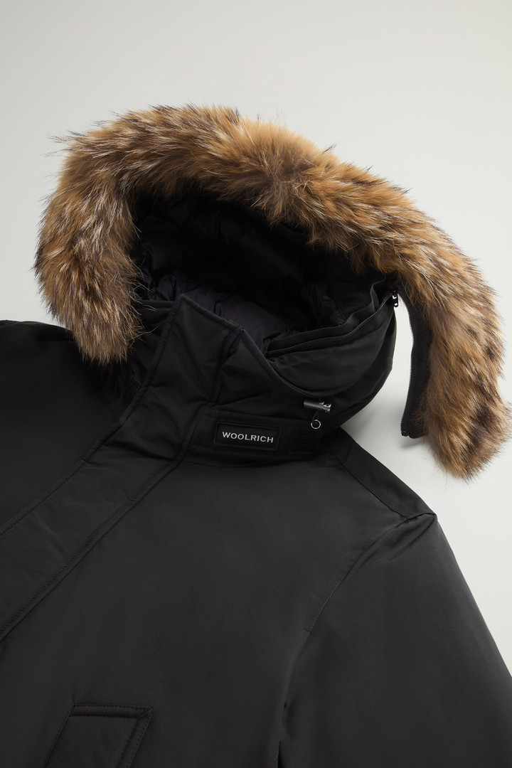 Polar Parka en Ramar Cloth avec col montant et bordure en fourrure Noir photo 7 | Woolrich