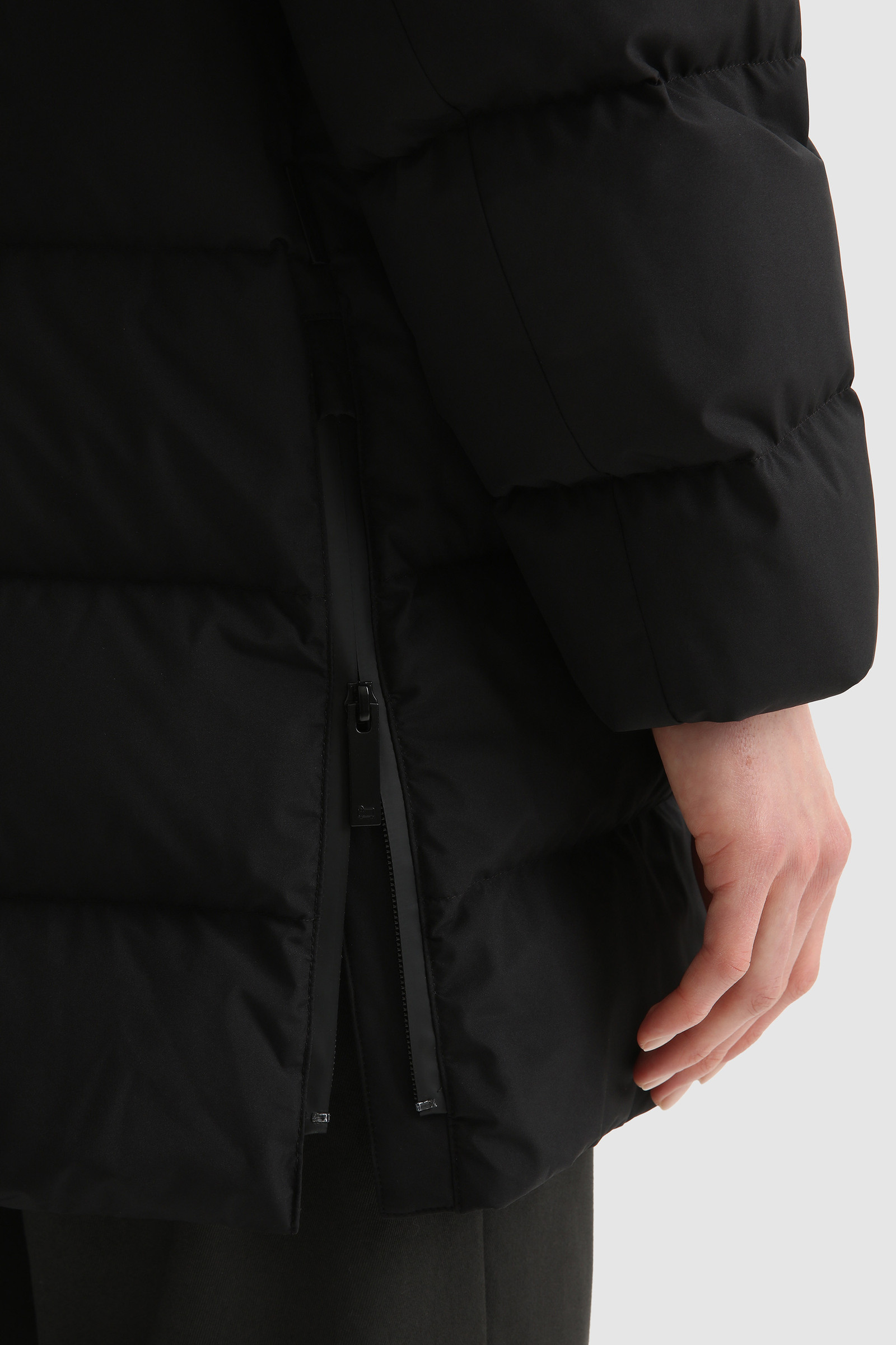 GORE-TEX Infinium High-Tech Quilted Long Jacket - Men - Black