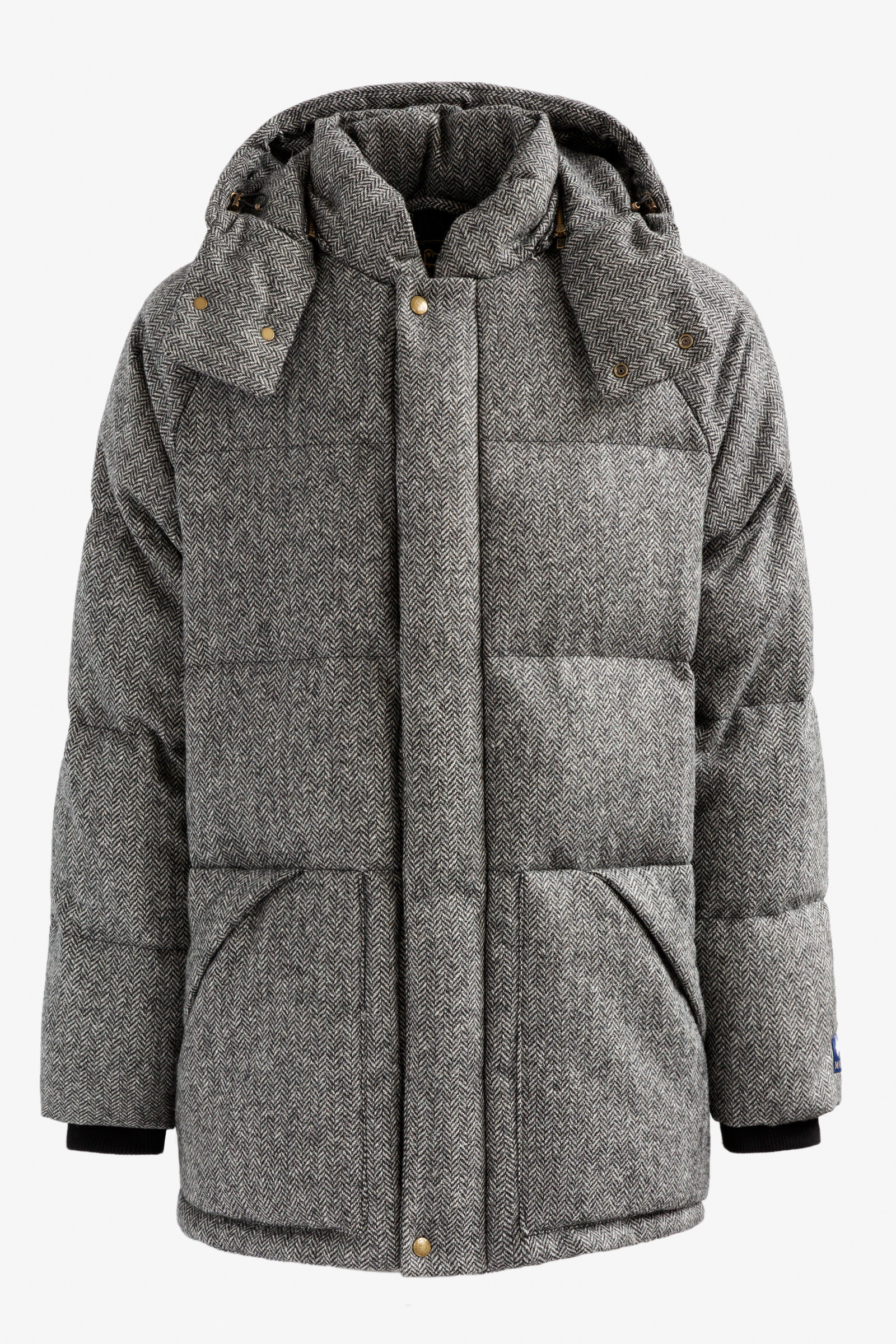 Aimé Leon Dore / Woolrich Parka in lana pregiata herringbone