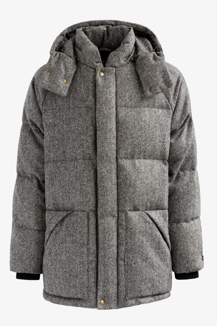 Aimé Leon Dore / Woolrich Parka in lana pregiata herringbone