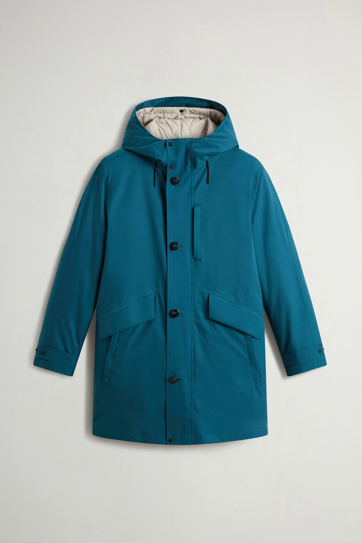 3-in-1 Weaver Coat with Reversible Inner Jacket Blue photo 5 | Woolrich