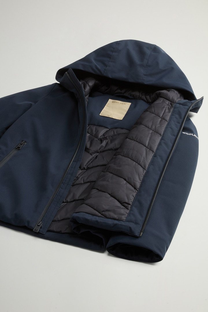 Boys’ Pacific Jacket in Two-layer Fabric Blue photo 7 | Woolrich