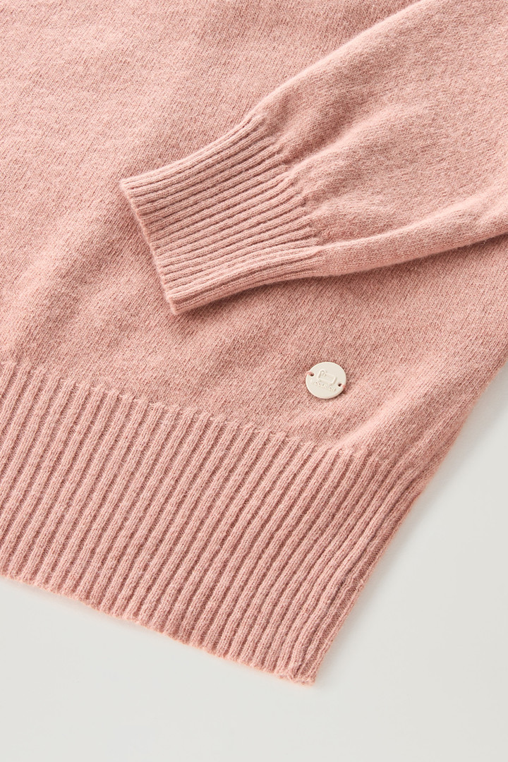 Crewneck Sweater in Wool Blend Pink photo 3 | Woolrich