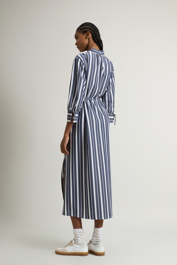 Stretch Cotton Dress Blue photo 3 | Woolrich