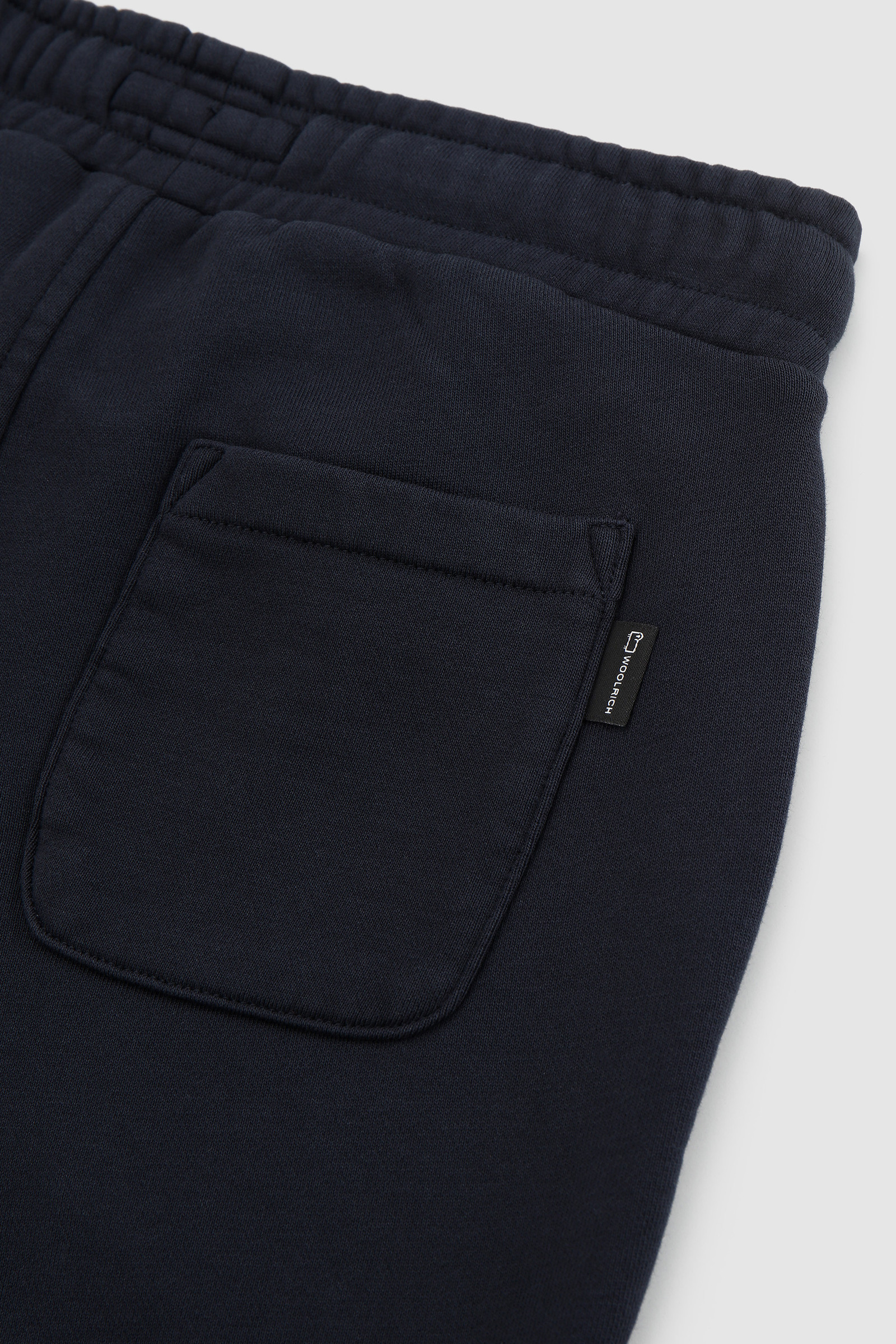 Pantalon de sport en coton molletonné pour garçon bleu photo 5 | Woolrich
