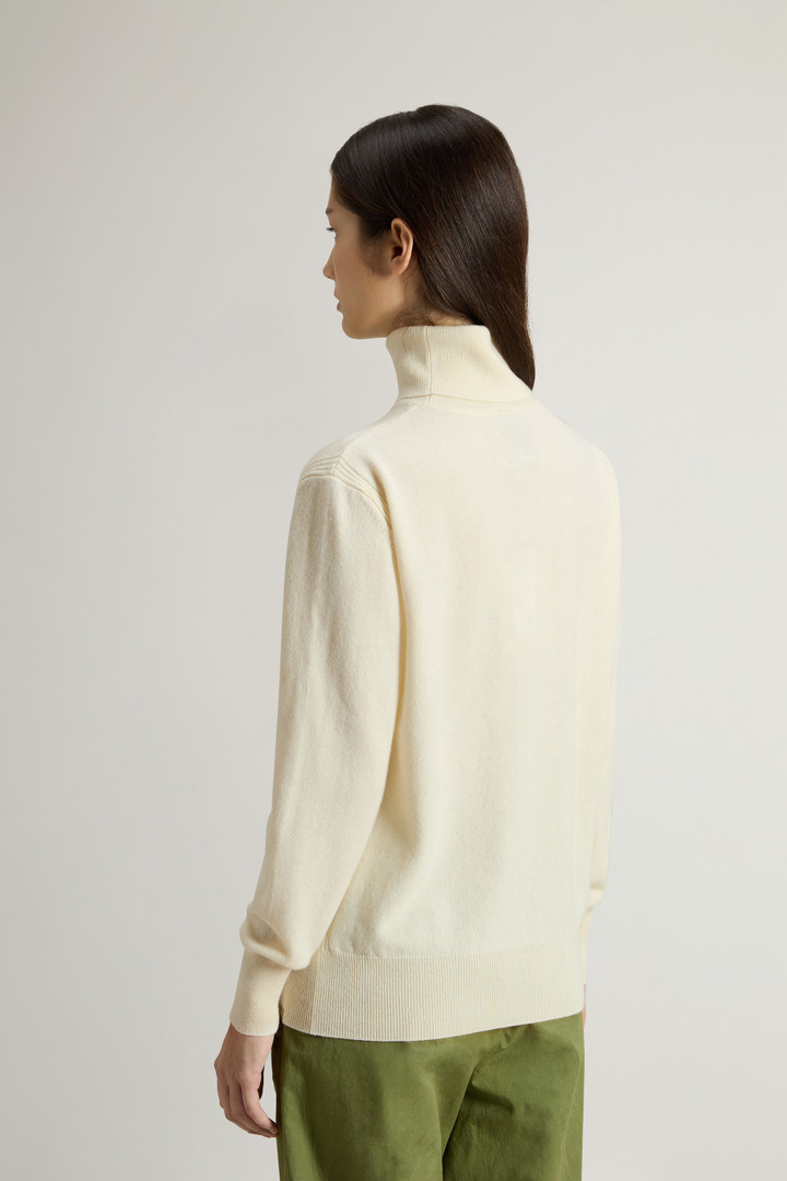 Pure Cashmere Sweater with High Neck White photo 3 | Woolrich