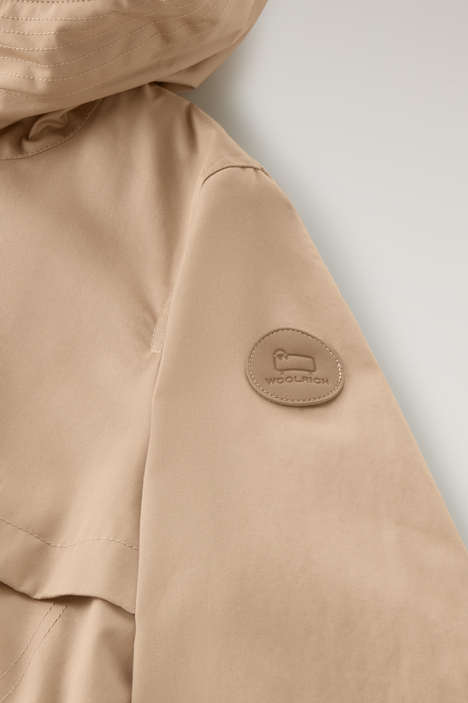 Havice Summer Parka en pur coton beige photo 7 | Woolrich