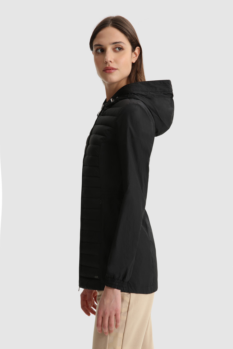 Gewatteerde parka met capuchon Violet