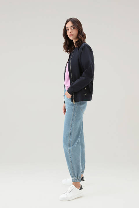 Bomber Charlotte en Urban Touch Bleu | Woolrich